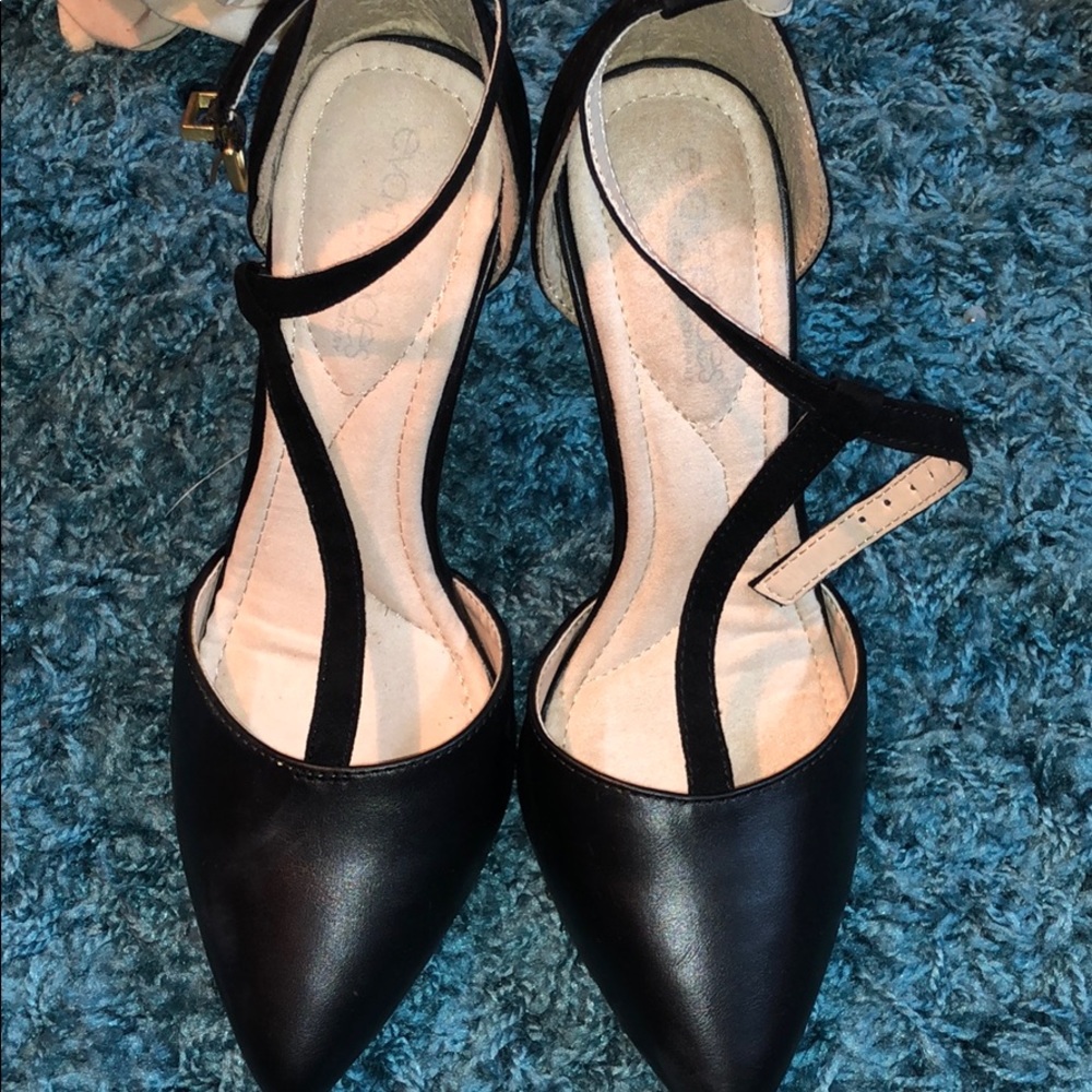Black heels